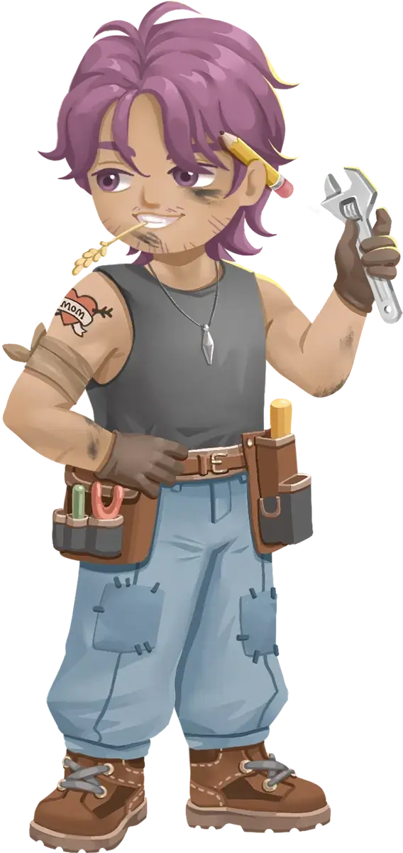 Official Loftia artwork of the NPC Milo